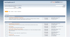 Desktop Screenshot of kartingforum.fi